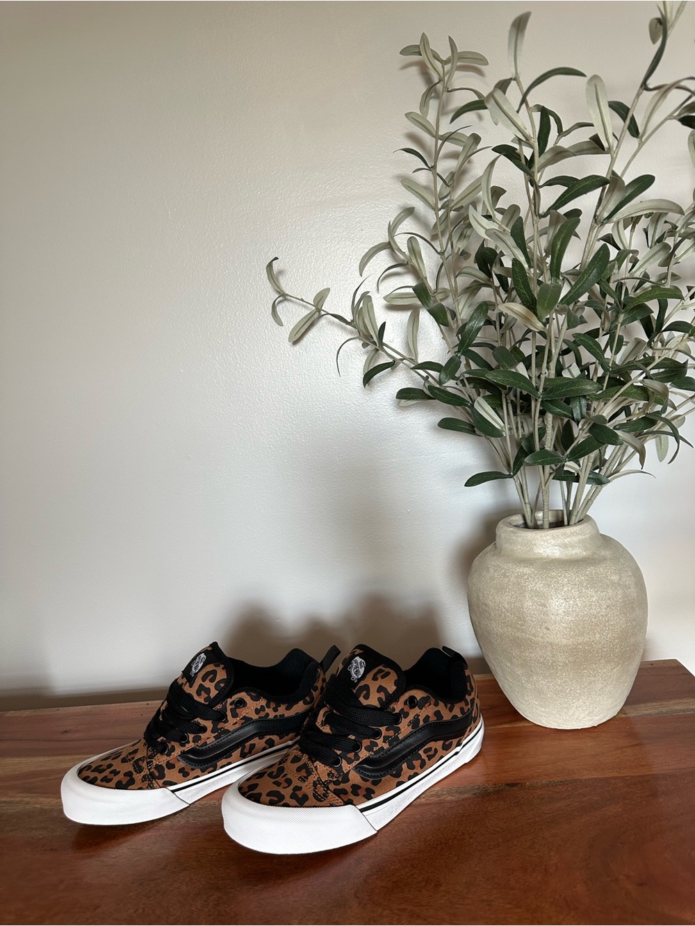 Vans Knu Skool Leopard Youth Size 5.5